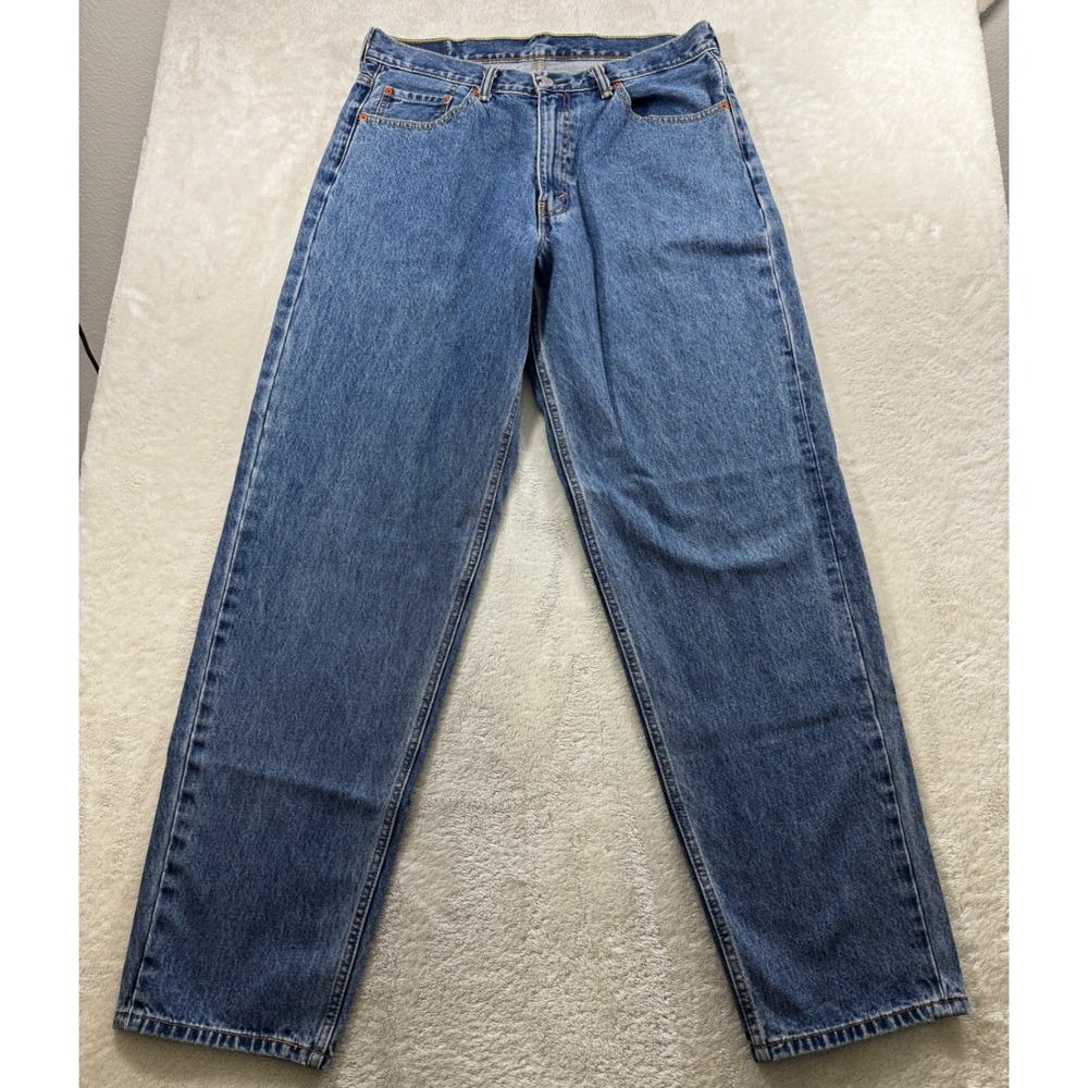 Levi's Mens 560 Comfort Fit Tapered Leg Blue Jeans W36xL36 Meas: 36x35